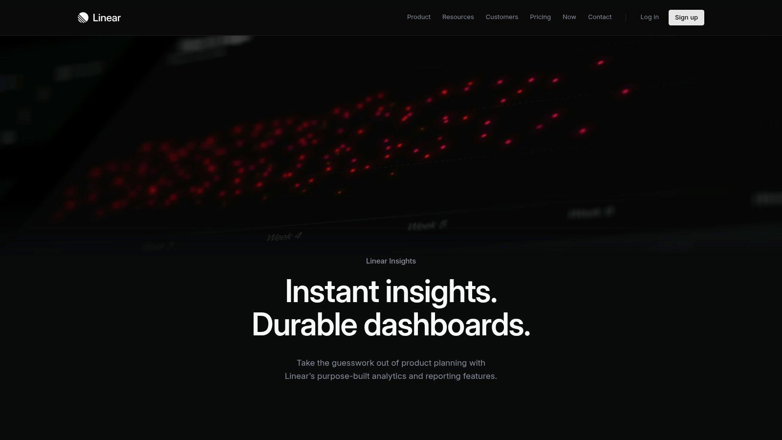 Screenshot from https://linear.app/features/insights