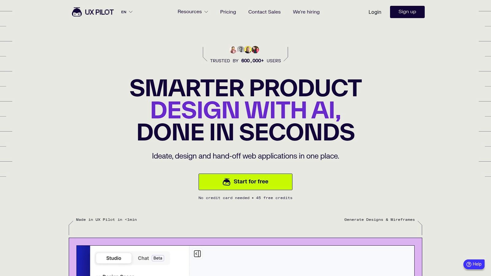 Screenshot from https://uxpilot.ai