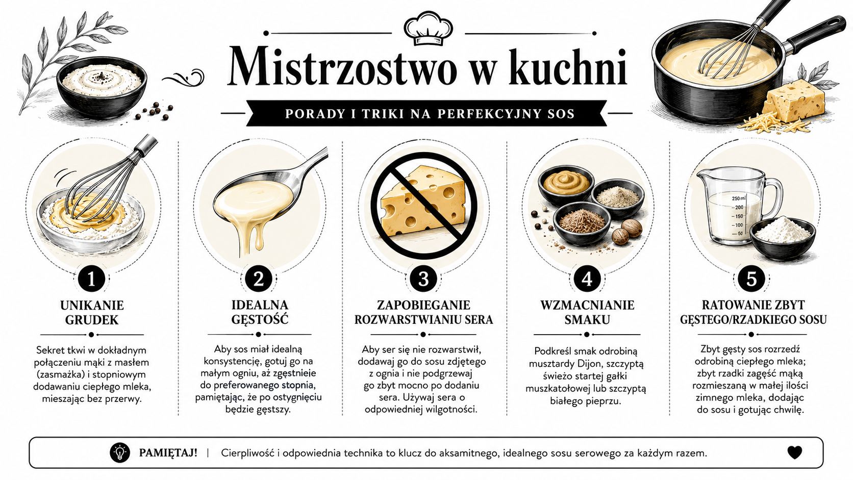 Mistrzostwo w kuchni – Porady i triki na perfekcyjny sos