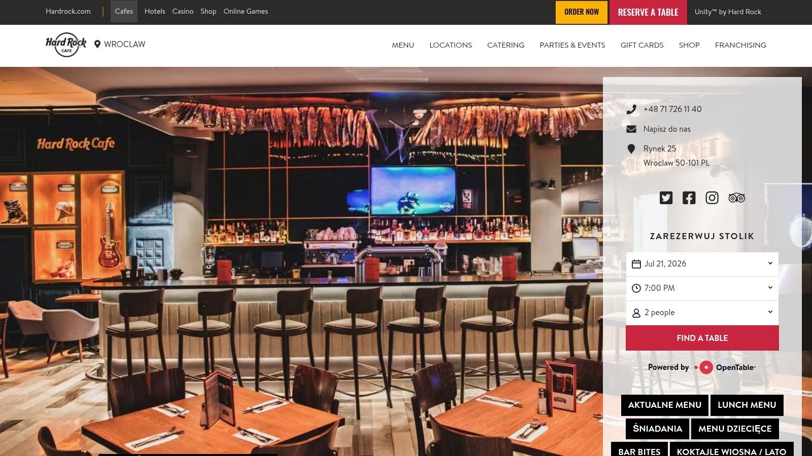 Hard Rock Cafe Wrocław