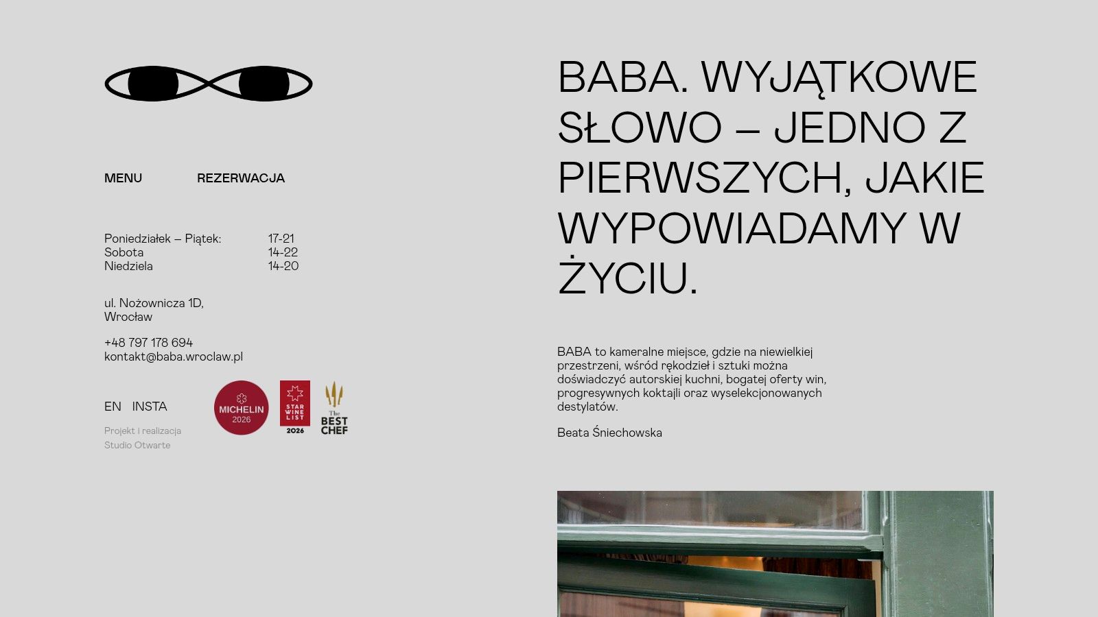 BABA: Gwiazdka MICHELIN w sercu miasta